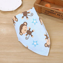 Load image into Gallery viewer, Cotton Baby Bibs Bandana Feeding Brup