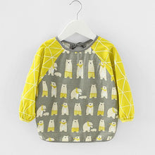 Load image into Gallery viewer, Cartoon Long Sleeve Baby Bibs Cotton