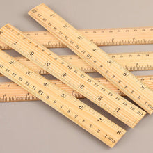 Load image into Gallery viewer, 15cm 20cm 30cm Wooden Ruler Double