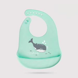 Baby Bibs Waterproof Silicone Feeding