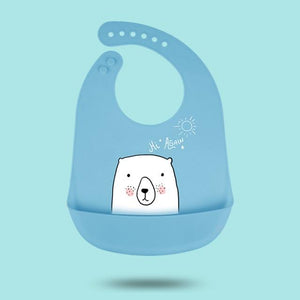 Baby Bibs Waterproof Silicone Feeding