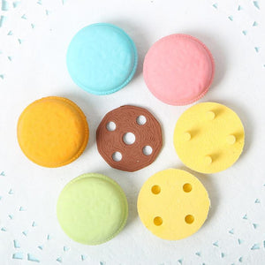 Lot Novelty Macaron Rubber Creative