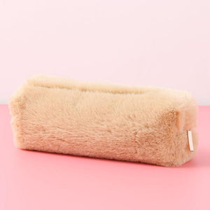 Solid Color Pencil Case For Girls