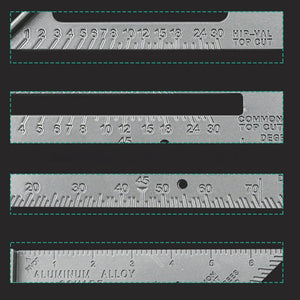 Carpenter Measurement Square Ruler