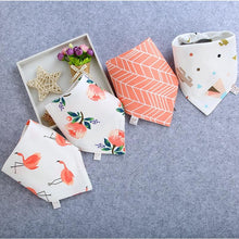 Load image into Gallery viewer, Baby Bibs Triangle Bandana Cotton
