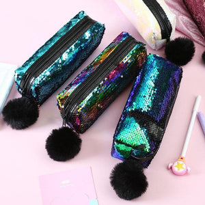 Creative Sequin Pencil Case