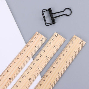 15cm 20cm 30cm Wooden Ruler Double