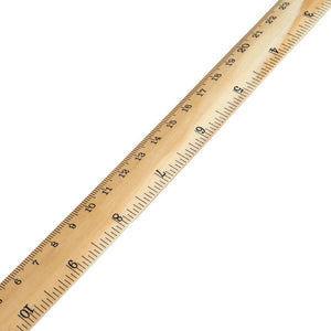 15cm 20cm 30cm Wooden Ruler Double