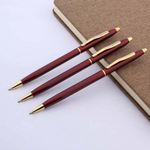 Stainless Steel School Golden Pen