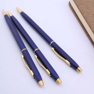 Stainless Steel School Golden Pen