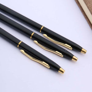 Stainless Steel School Golden Pen