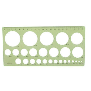 1 pcs Shaped Plastic Ruler Painting