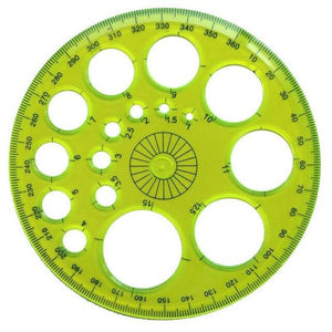 1 pcs Shaped Plastic Ruler Painting