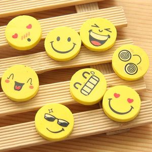 Lot Smile Face Erasers Rubber