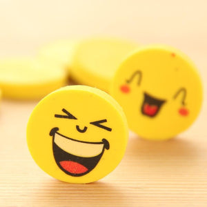 Lot Smile Face Erasers Rubber