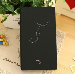 Cool Zodiac Vintage Diary Notebook