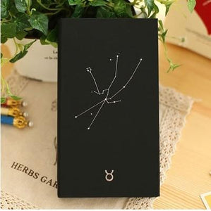 Cool Zodiac Vintage Diary Notebook