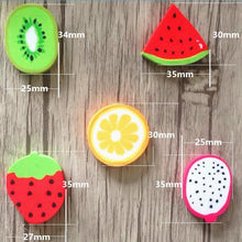 Load image into Gallery viewer, Lot Fruit Design Pencils Rubber
