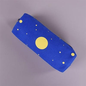 Canvas Square Student pencil Case