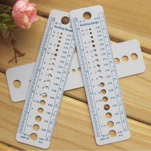 Needle Gauge Inch cm Ruler Tool