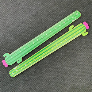 1PC Cactus Love Wooden Straight Ruler