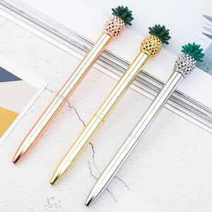 Metal Pineapple Ballpoint Pens