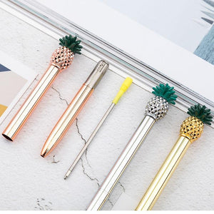 Metal Pineapple Ballpoint Pens