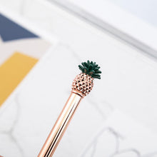 Load image into Gallery viewer, Metal Pineapple Ballpoint Pens
