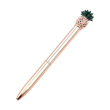 Load image into Gallery viewer, Metal Pineapple Ballpoint Pens
