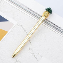 Load image into Gallery viewer, Metal Pineapple Ballpoint Pens
