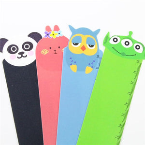 1 PC Random Panda Owl Straight Ruler